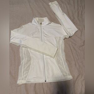Lululemon White Mesh Detail Top 8